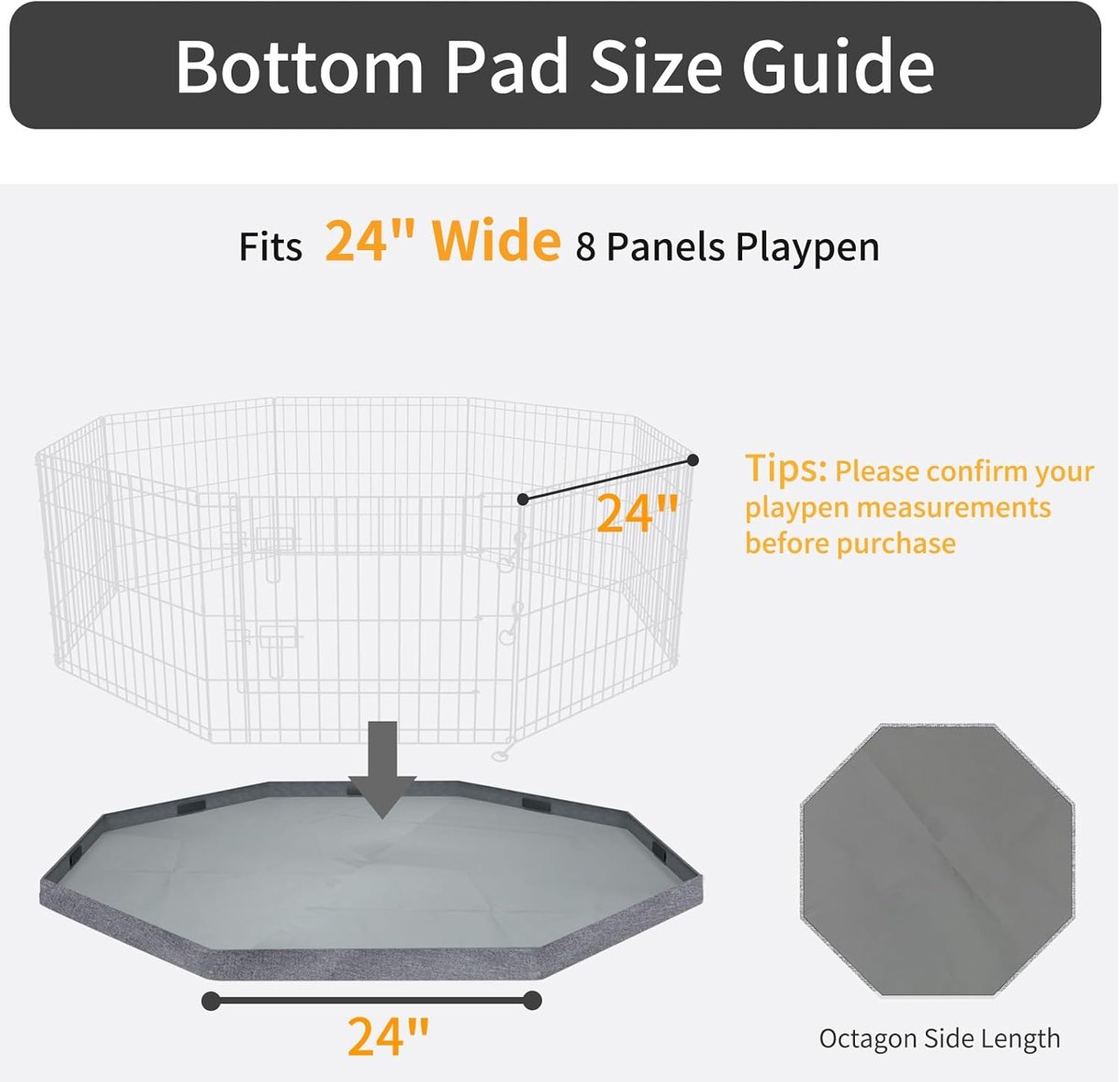 PETIME Playpen Floor Pad